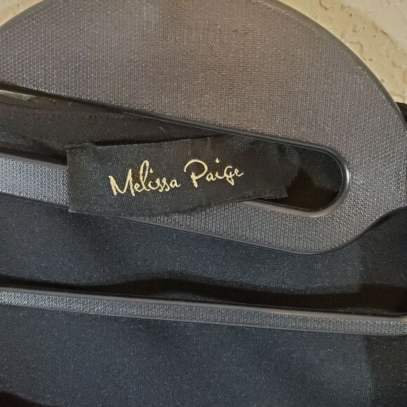 Melissa Paige Handkerchief Hem Edgy Punk Classic Open Front Zipper Accent Vest - Picture 4 of 6